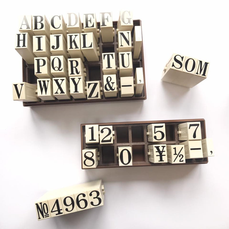 Connecting Big Number Stamp Set