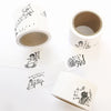 Classiky x Nishio Yuki Cat Roll Sticky Notes