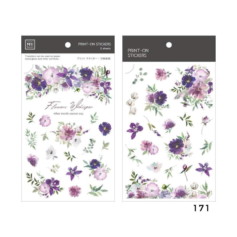 MU Print-On Sticker - Botanical Series XIII