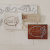 Find Beauty Flower Frame Rubber Stamp
