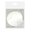 MD Translucent Sticky Note -  Small White Flowers