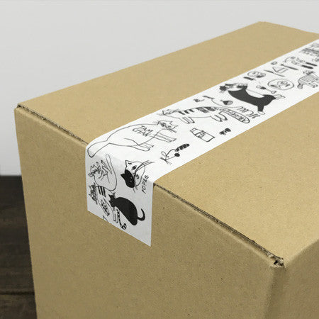 Classiky x Toranekobonbon Craft Paper Tape - Cat
