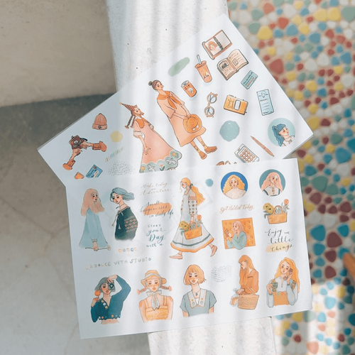 LDV Print-on Stickers: The Song of Hundred Blooms