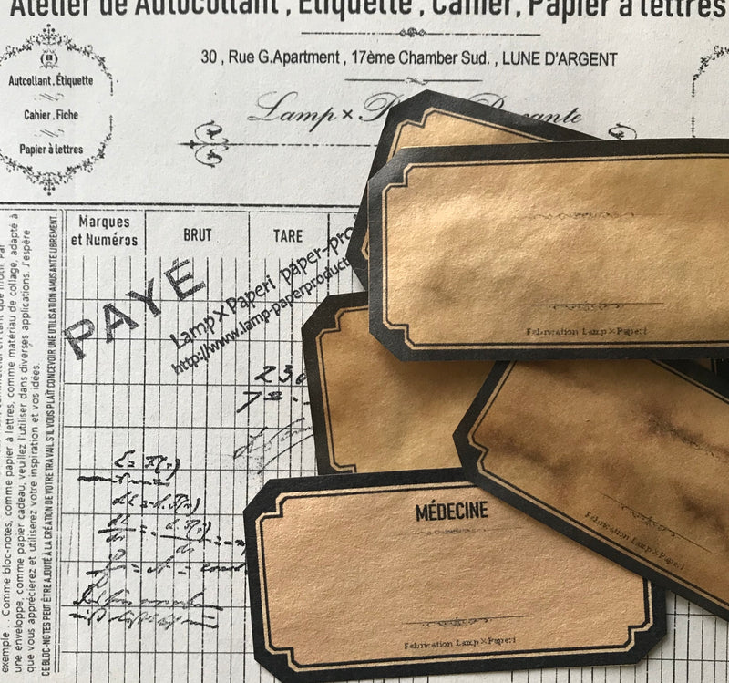LampxPaperi Medicine Labels