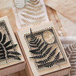 LCN Rubber Stamp Set - Fern Postage Stamp