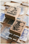 LCN Rubber Stamp Set - Fern Postage Stamp