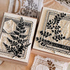 LCN Rubber Stamp Set - Fern Postage Stamp