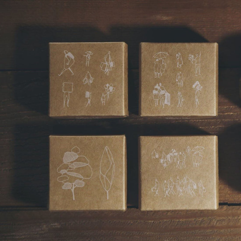 modaizhi One Day Rubber Stamp Set