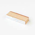 Mizushima Page Header Rubber Stamp - Schedule