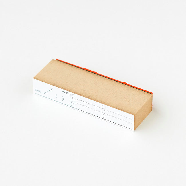 Mizushima Page Header Rubber Stamp - To-Do