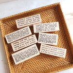Catslifepress Definition Rubber Stamp