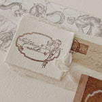 Find Beauty Flower Frame Rubber Stamp