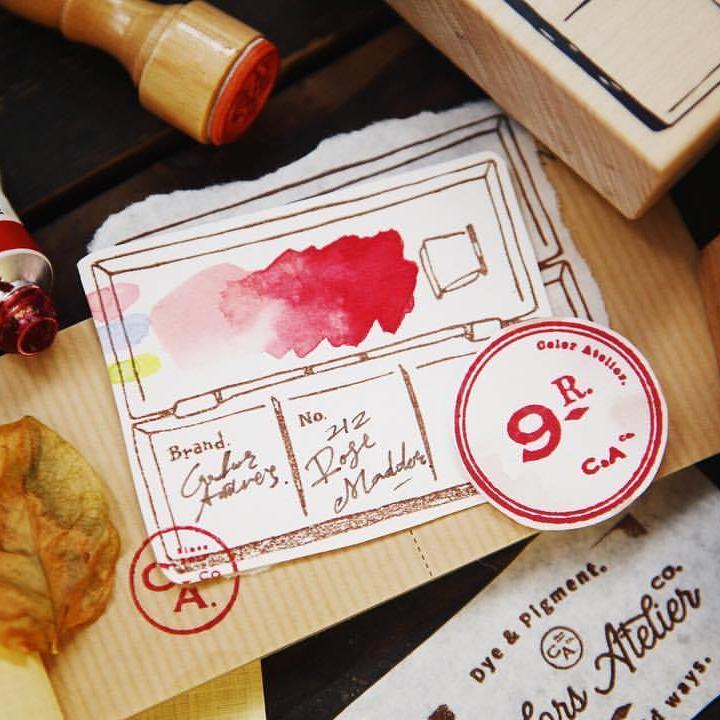 OURS Colors Atelier Logo Rubber Stamp