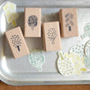 evakaku Rubber Stamp Set - Tree