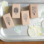 evakaku Rubber Stamp Set - Tree
