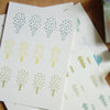 evakaku Rubber Stamp Set - Tree