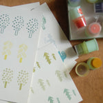 evakaku A Rubber Stamp - Tree shadow
