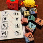 Cement Rubber Stamp - Handle With Care Series