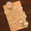 LampxPaperi Chocolate Assortment Label Stickers in Tin