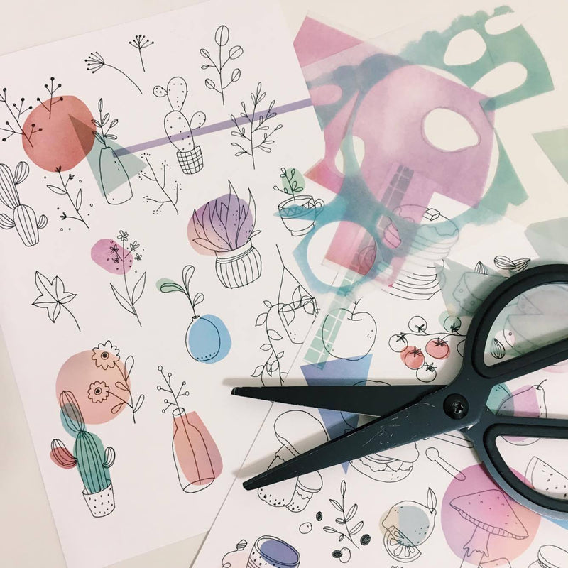 MU Print-On Sticker - Colour Series