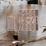 LCN Daily Ticket Rubber Stamp Set