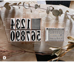 LCN Daily Ticket Rubber Stamp Set