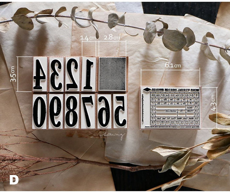 LCN Daily Ticket Rubber Stamp Set