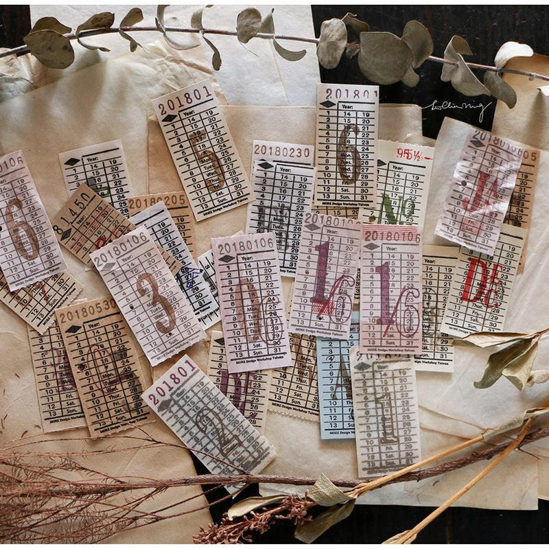 LCN Daily Ticket Rubber Stamp Set