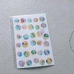 YOHAKU Round Clear Sticker | M-034/036/039/040