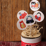 monokoto store x KIMURA & Co. Washi Tapes - (Fuku Daruma)