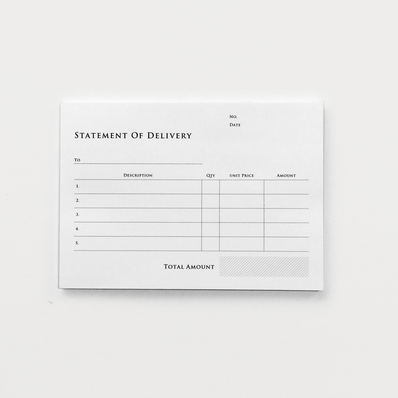 KNOOP Statement of Delivery (Engish)
