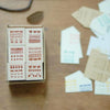 evakaku Rubber Stamp Set - Simple Dots & Lines
