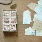 evakaku Rubber Stamp Set - Simple Dots & Lines