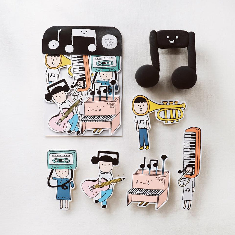 Yohand Studio Sticker Pack (3-9) Music Instruments