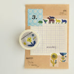 monokoto store x anone na-ni Washi Tapes - (Animals/Flowers)