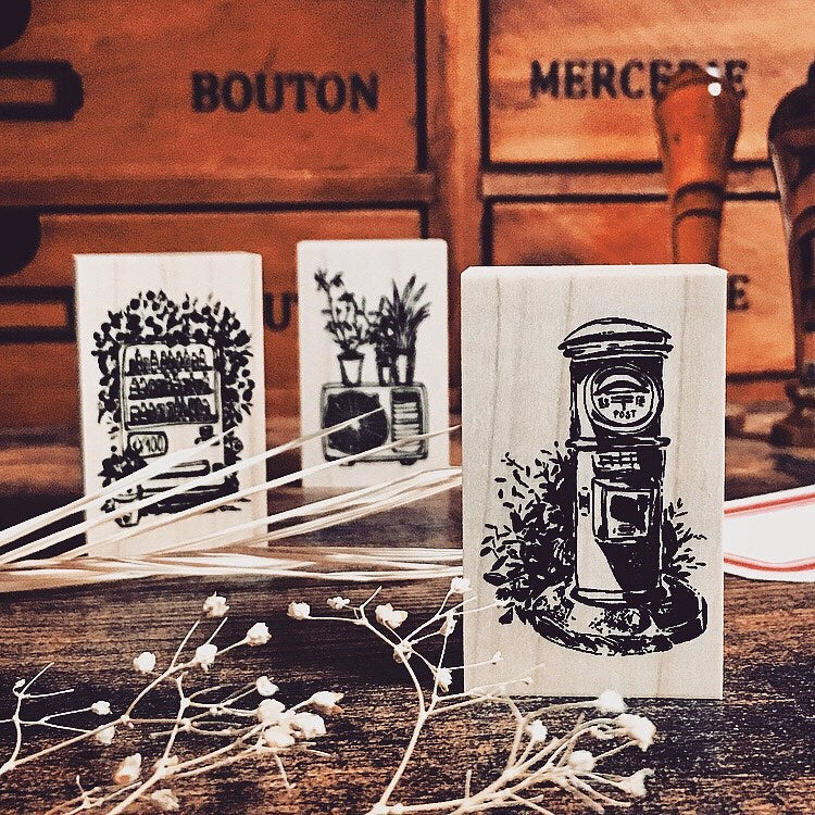 OHS Cozy Neighbourhood Rubber Stamp