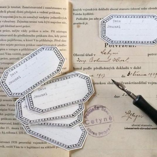 LampxPaperi Journal Label Stickers Set