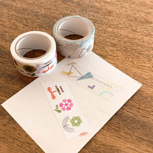 Mizushima Washi Tape - Flower