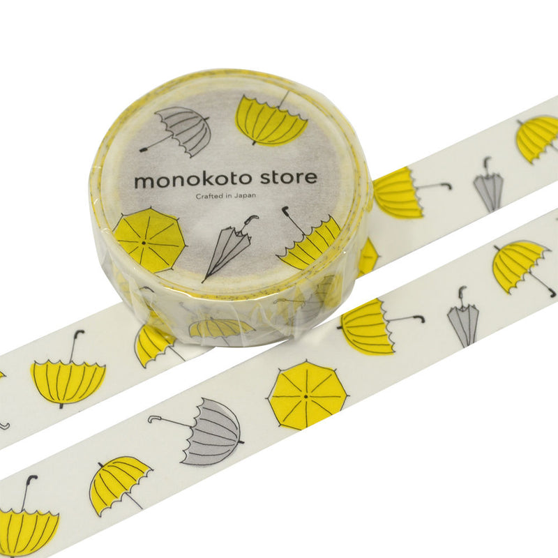 monokoto store x Shuzi Orishige Washi Tape - Umbrella & Colourful Rains