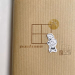 Minimalist Window Rubber Stamp