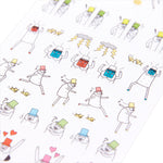 MD Ojisan Emoticon Stickers (2211)