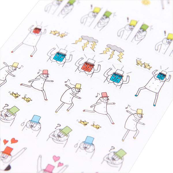 MD Ojisan Emoticon Stickers (2211)