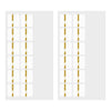 Midori Chiratto Index Labels - Number Gold