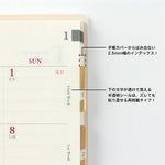 Midori Chiratto Index Labels - Number Gold
