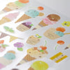 MD Washi Sticker Marché - Ice Cream