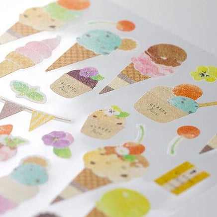MD Washi Sticker Marché - Ice Cream