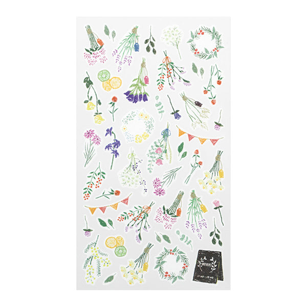 MD Washi Sticker Marché - Dried Flower