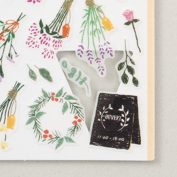 MD Washi Sticker Marché - Dried Flower