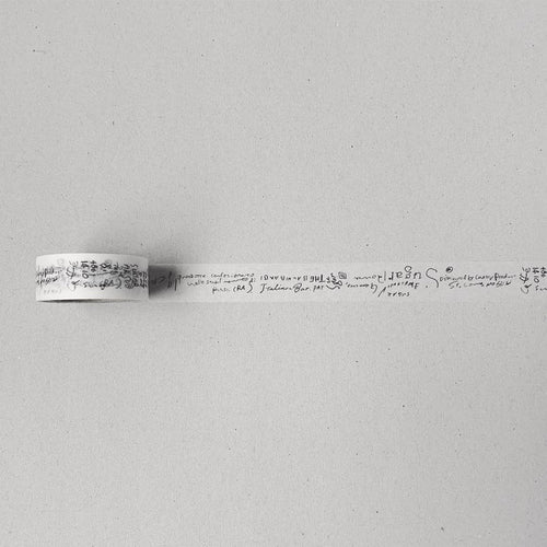 hase washi tape - Character (white)