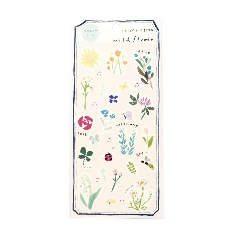 Miki Tamura [My Favorite] Washi Sticker - wildflower